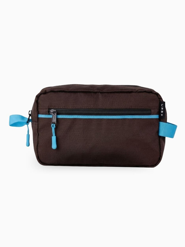 Neceser deportivo marrón celeste