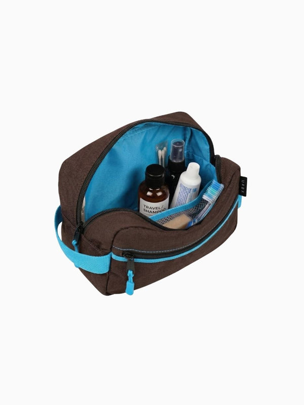 Neceser deportivo marrón celeste