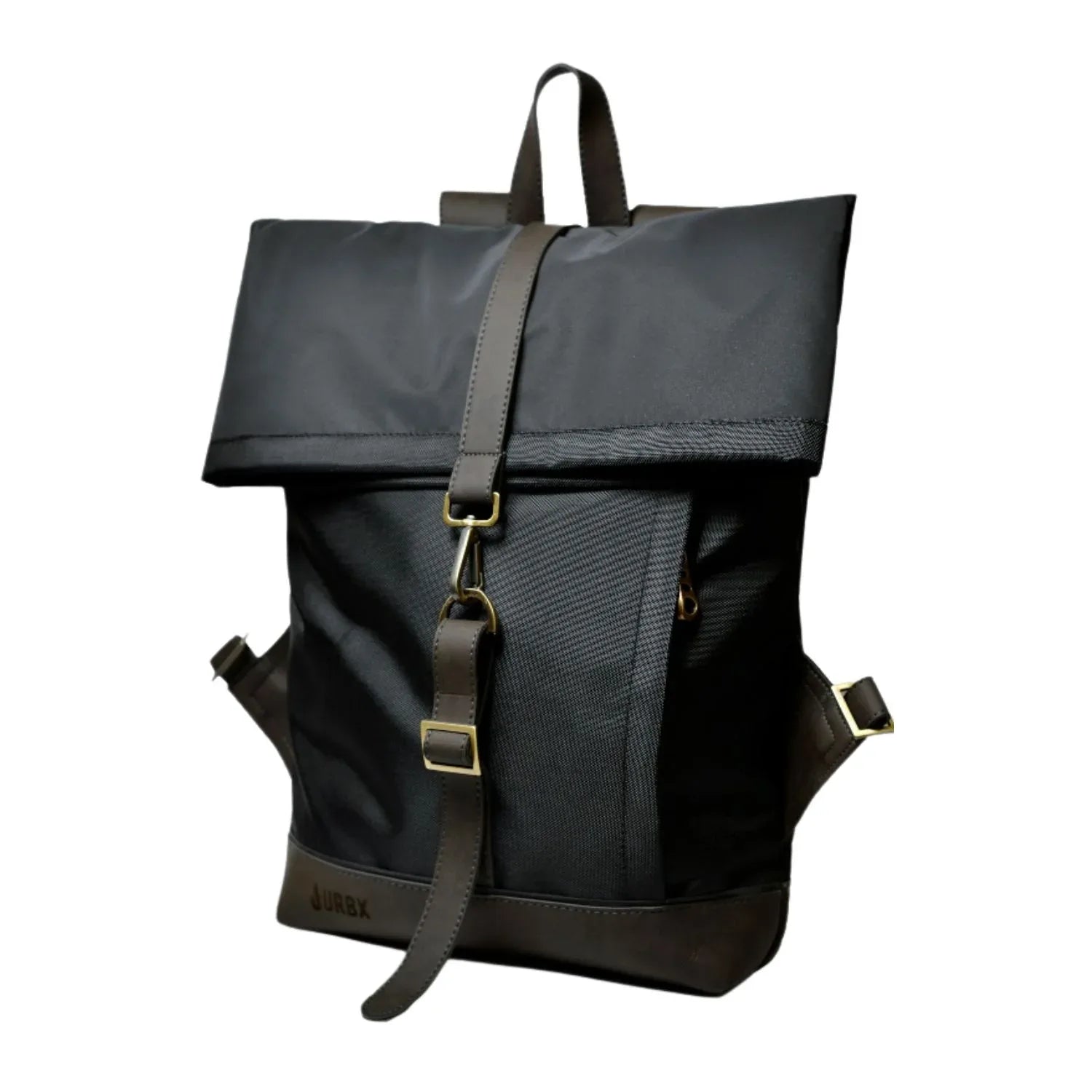 Morral de viajes Classic Negro Marrón vista - urbx bags