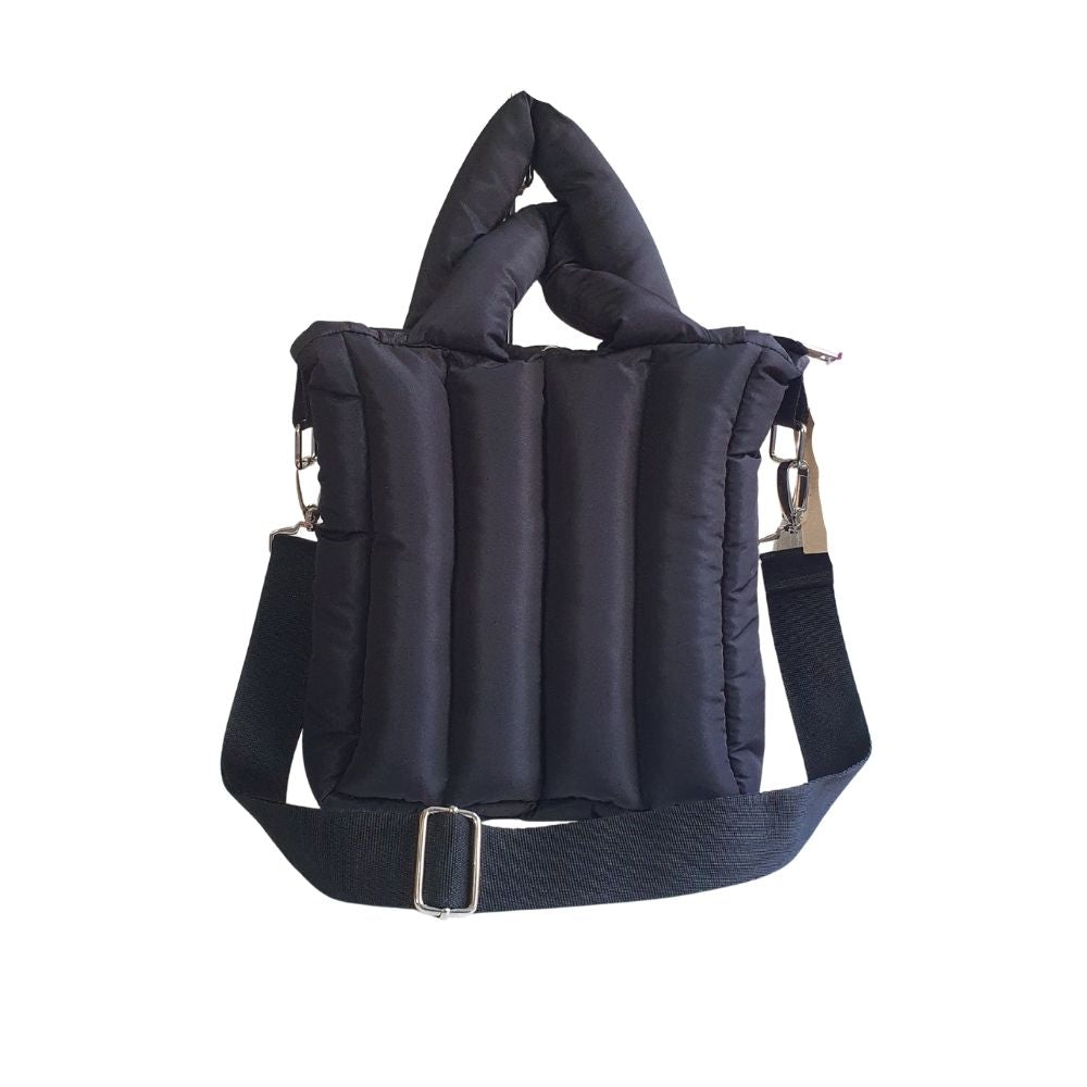 Puffer mini negro negro