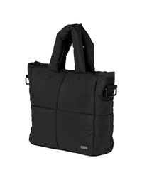 Bolso para la ciudad Puffer Authentic Mini Negro Vista Lateral - urbx bags
