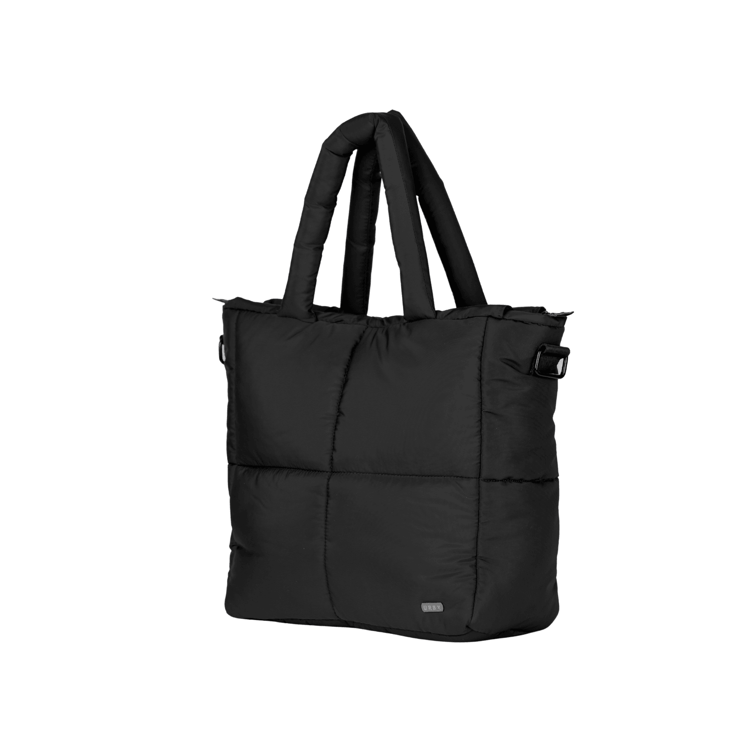 Bolso para la ciudad Puffer Authentic Standar Negro Vista Lateral - urbx bags