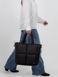 Bolso para la ciudad Puffer Authentic Standar Negro Vista Modela - urbx bags