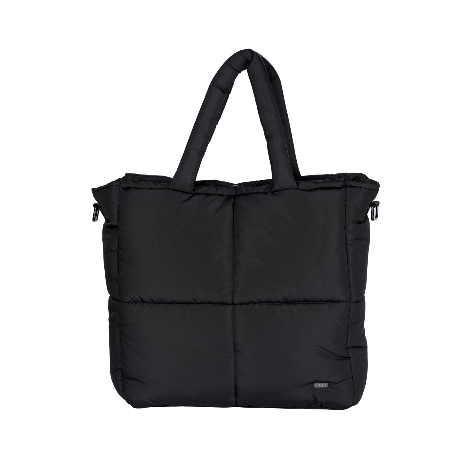 Bolso para la ciudad Puffer Authentic XL Negro Vista Frontal - urbx bags