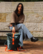 Active verde naranja vista - urbx bags
