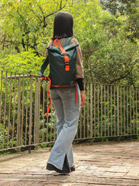 Active verde naranja vista - urbx bags