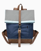 Morral de viajes Classic Azul Celeste vista Frontal  - urbx bags