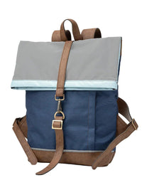 Morral de viajes Classic Azul Celeste vista Lateral  - urbx bags
