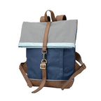 Morral de viajes Classic Azul Celeste vista Lateral  - urbx bags