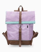 Morral de viajes Classic Lila Menta vista Frontal  - urbx bags