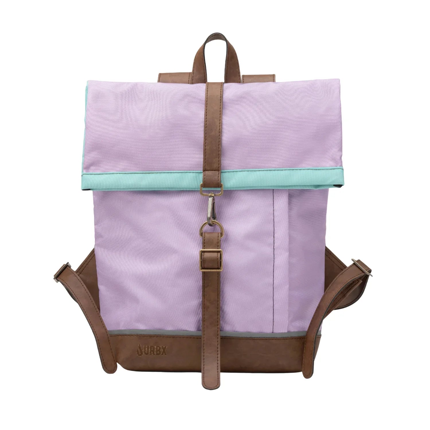 Morral de viajes Classic Lila Menta vista Frontal - urbx bags