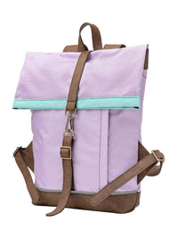 Morral de viajes Classic Lila Menta vista Lateral - urbx bags