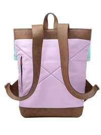 Morral de viajes Classic Lila Menta vista Trasera - urbx bags