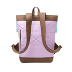 Morral de viajes Classic Lila Menta vista Trasera - urbx bags