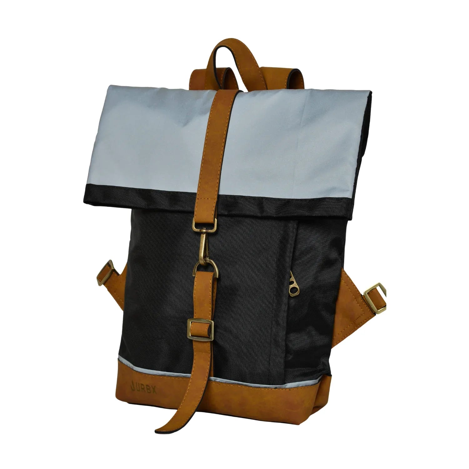 Morral de viajes Classic Negro Chocolate vista Lateral - urbx bags