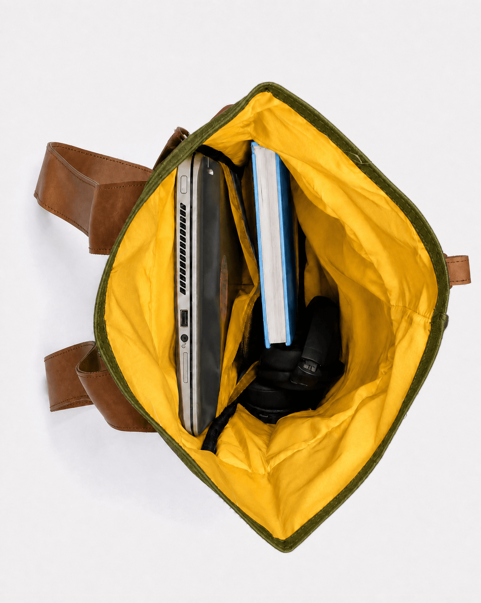 Morral de viajes Classic Negro Negro Vista interior  - urbx bags