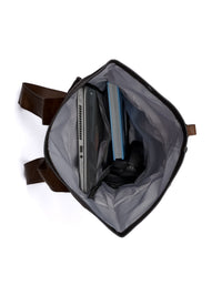 Morral de viajes Classic Negro Negro plano superior  - urbx bags