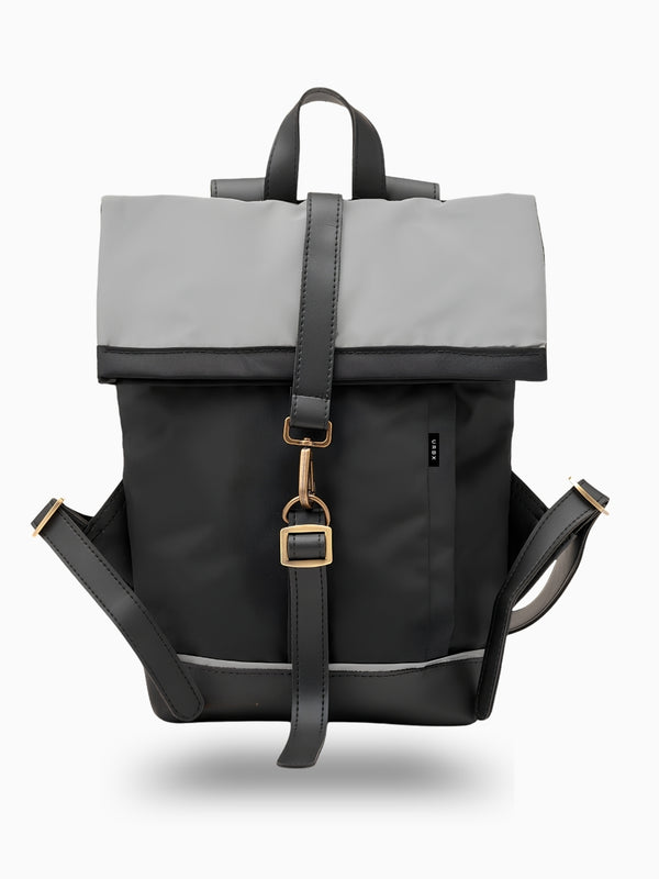 Morral de viajes Classic Negro Negro vista Frontal - urbx bags