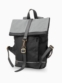 Morral de viajes Classic Negro Negro vista lateral - urbx bags