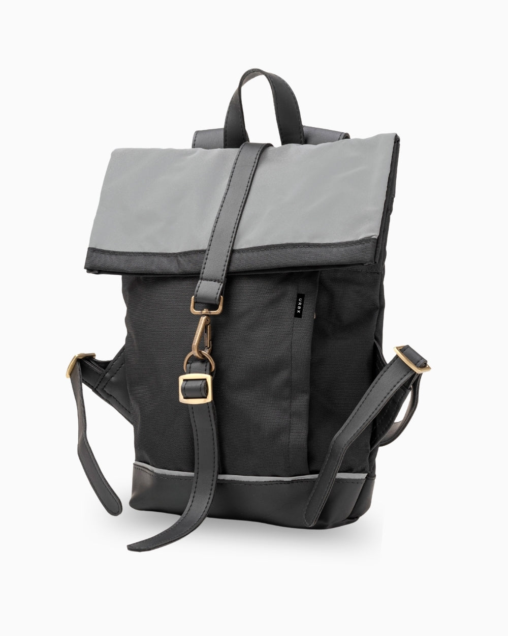 Morral de viajes Classic Negro Negro vista lateral - urbx bags