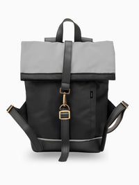 Morral de viajes Classic Negro Negro vista frontal - urbx bags