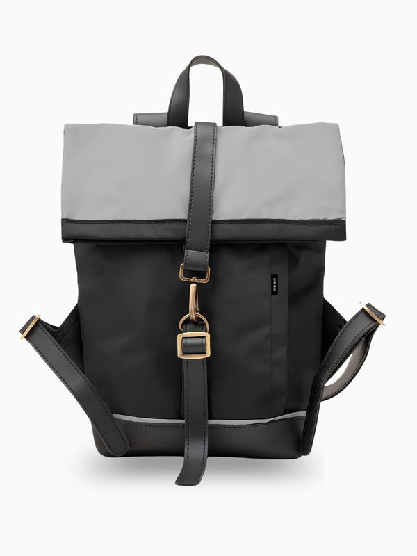 Morral de viajes Classic Negro Negro vista frontal - urbx bags