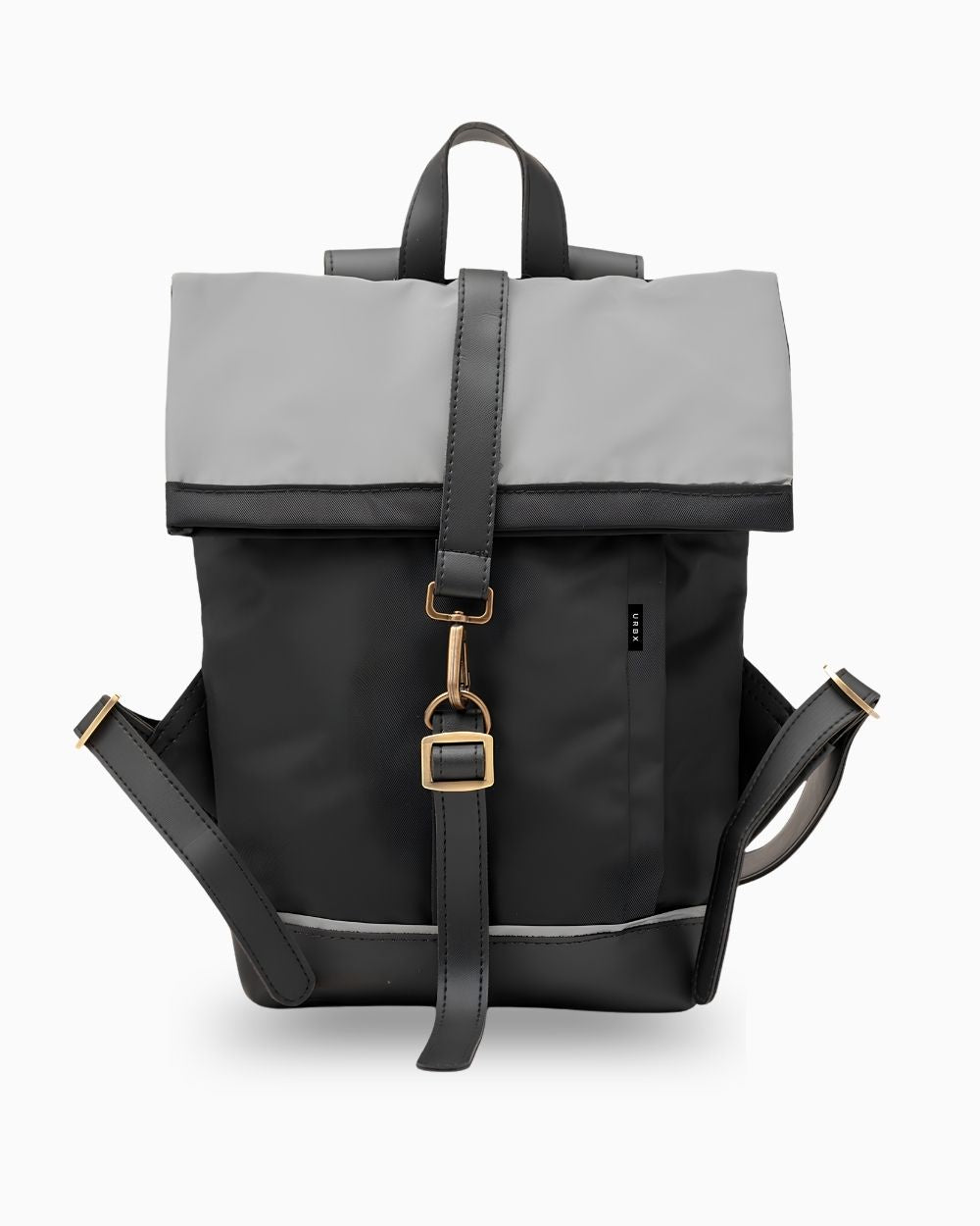 Morral de viajes Classic Negro Negro vista frontal - urbx bags