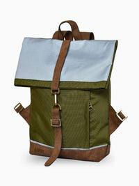 Morral de viajes Classic Verde Chocolate vista Lateral - urbx bags