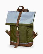 Morral de viajes Classic Verde Chocolate vista Lateral - urbx bags