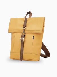 Morral ejecutivo Amarillo vista Lateral - Urbx Bags
