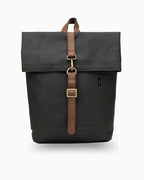 Morral ejecutivo Negro vista Frontal - Urbx Bags