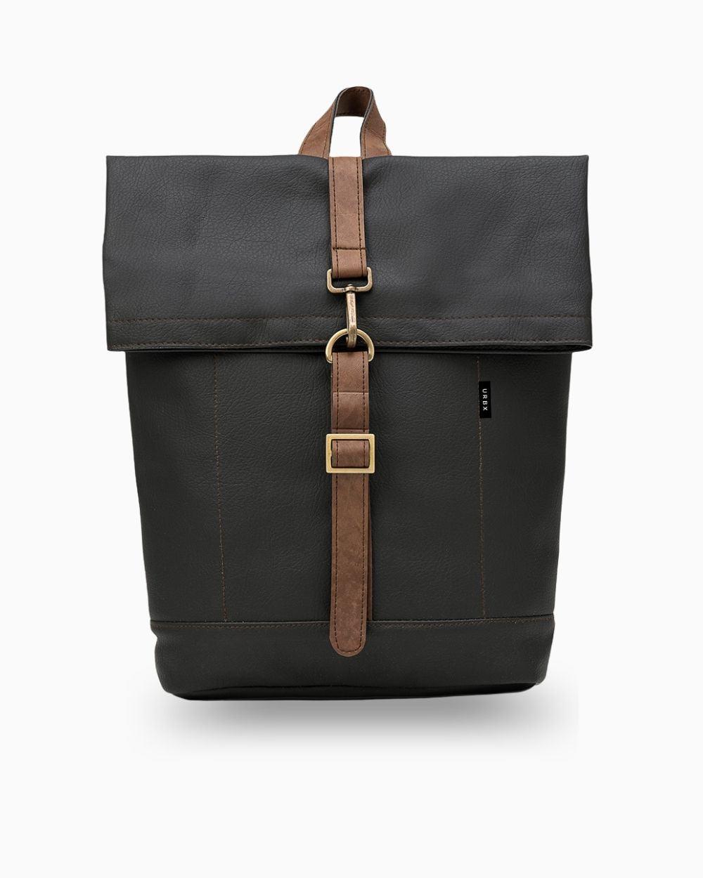 Morral ejecutivo Negro vista Frontal - Urbx Bags
