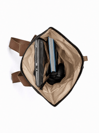 Morral ejecutivo Runway Azul vista Interior - urbx bags