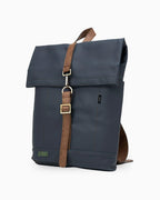 Morral ejecutivo Runway Azul vista Lateral - urbx bags