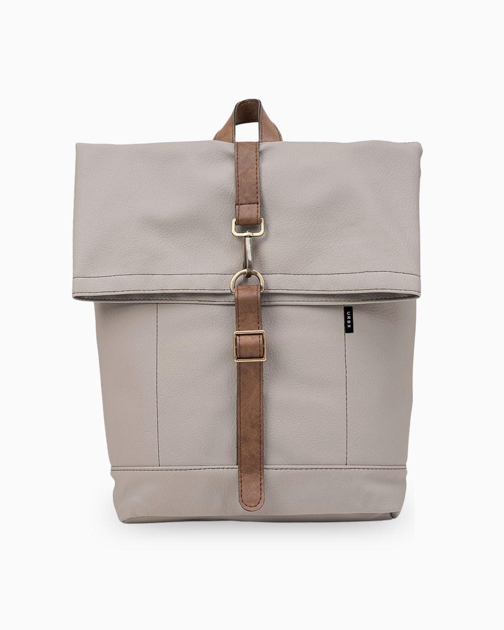 Morral ejecutivo Runway Gris vista Frontal - urbx bags