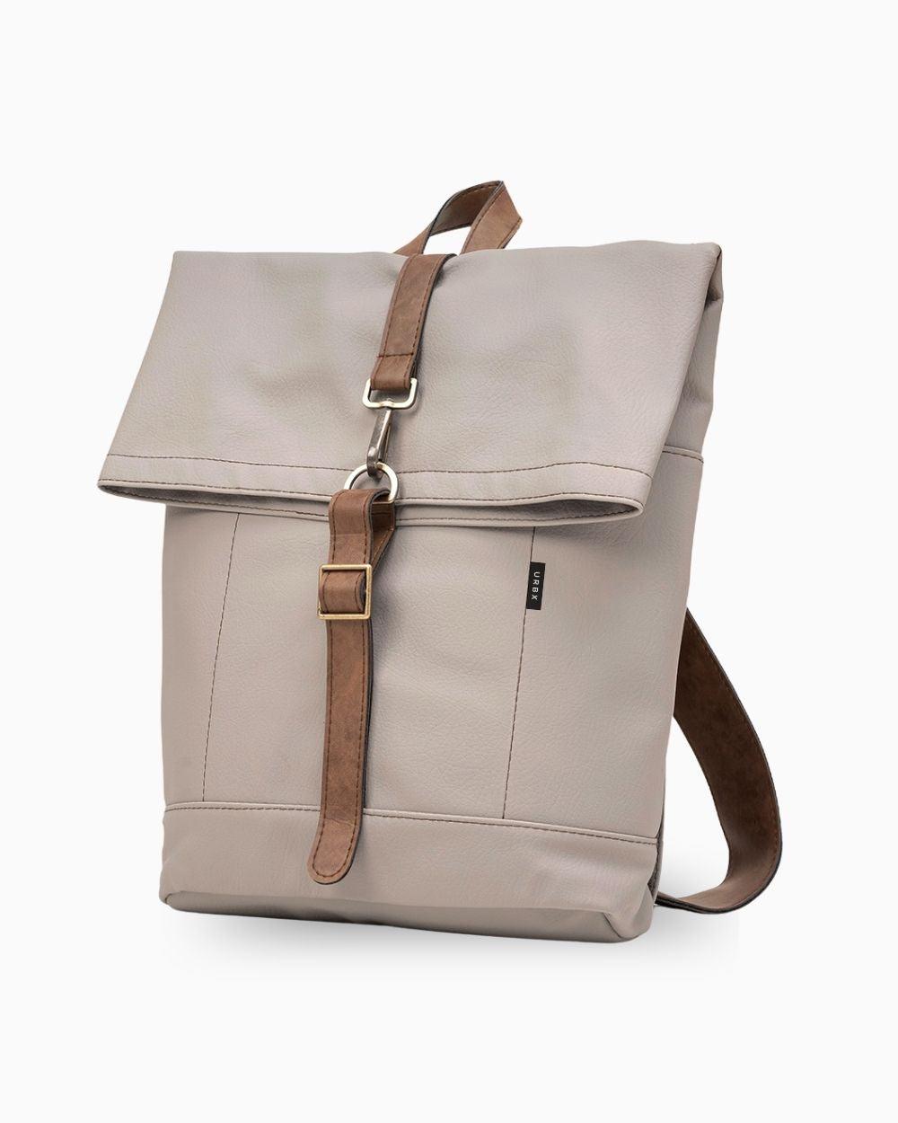 Morral ejecutivo Runway Gris vista Lateral - urbx bags
