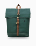 Morral ejecutivo Runway Verde vista Frontal - urbx bags