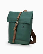Morral ejecutivo Runway Verde vista Lateral - urbx bags