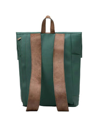 Morral ejecutivo Runway Verde vista Trasera - urbx bags