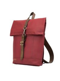 Morral ejecutivo Runway Vinotinto vista Lateral - urbx bags