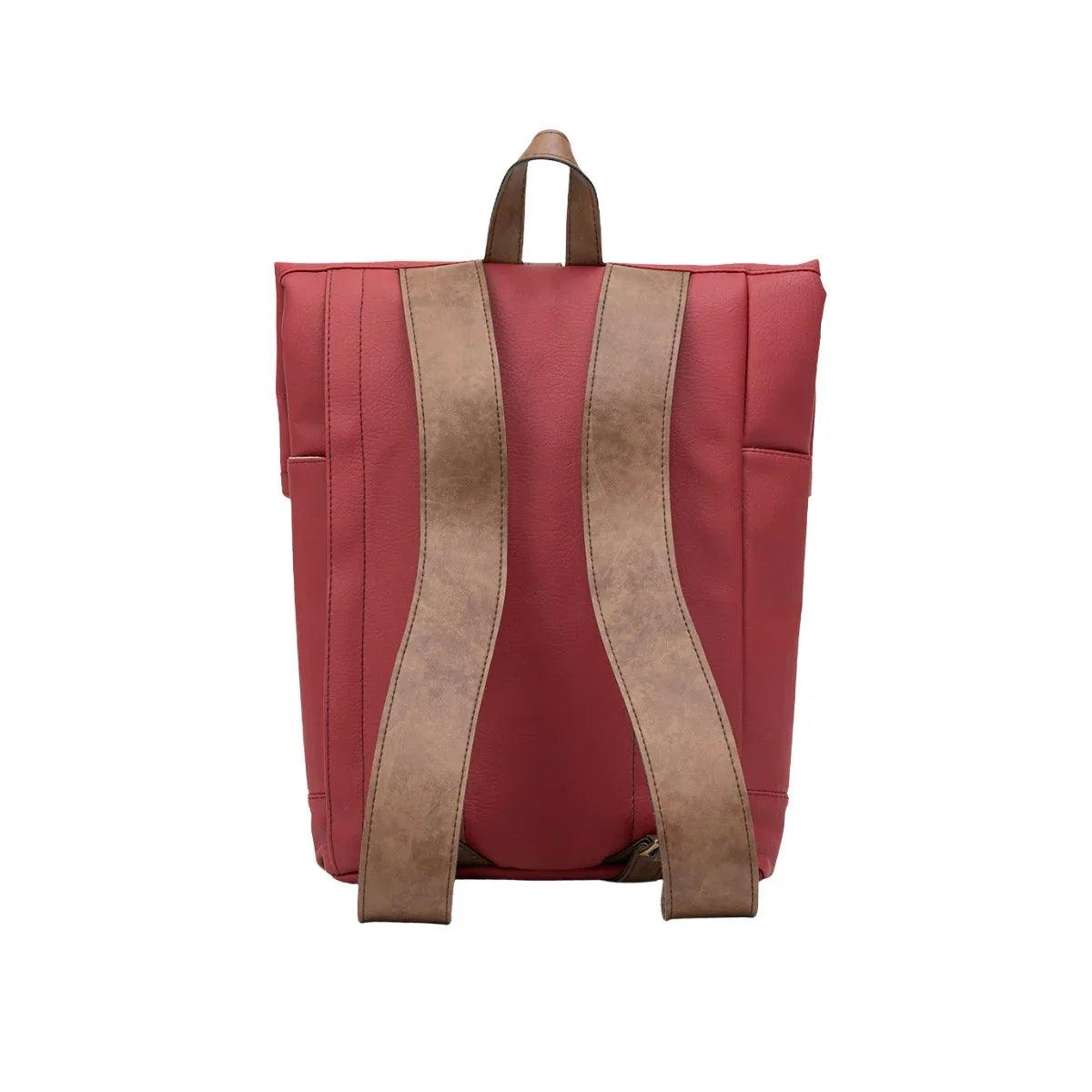 Morral ejecutivo Runway Vinotinto vista Trasera - urbx bags