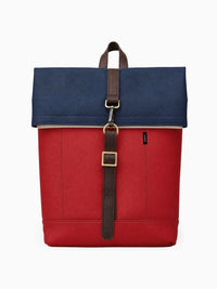 Morral ejecutivo runway rojo cereza vista Frontal - Urbx Bags