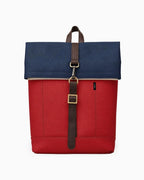 Morral ejecutivo runway rojo cereza vista Frontal - Urbx Bags