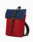 Morral ejecutivo runway rojo cereza vista Lateral- Urbx Bags