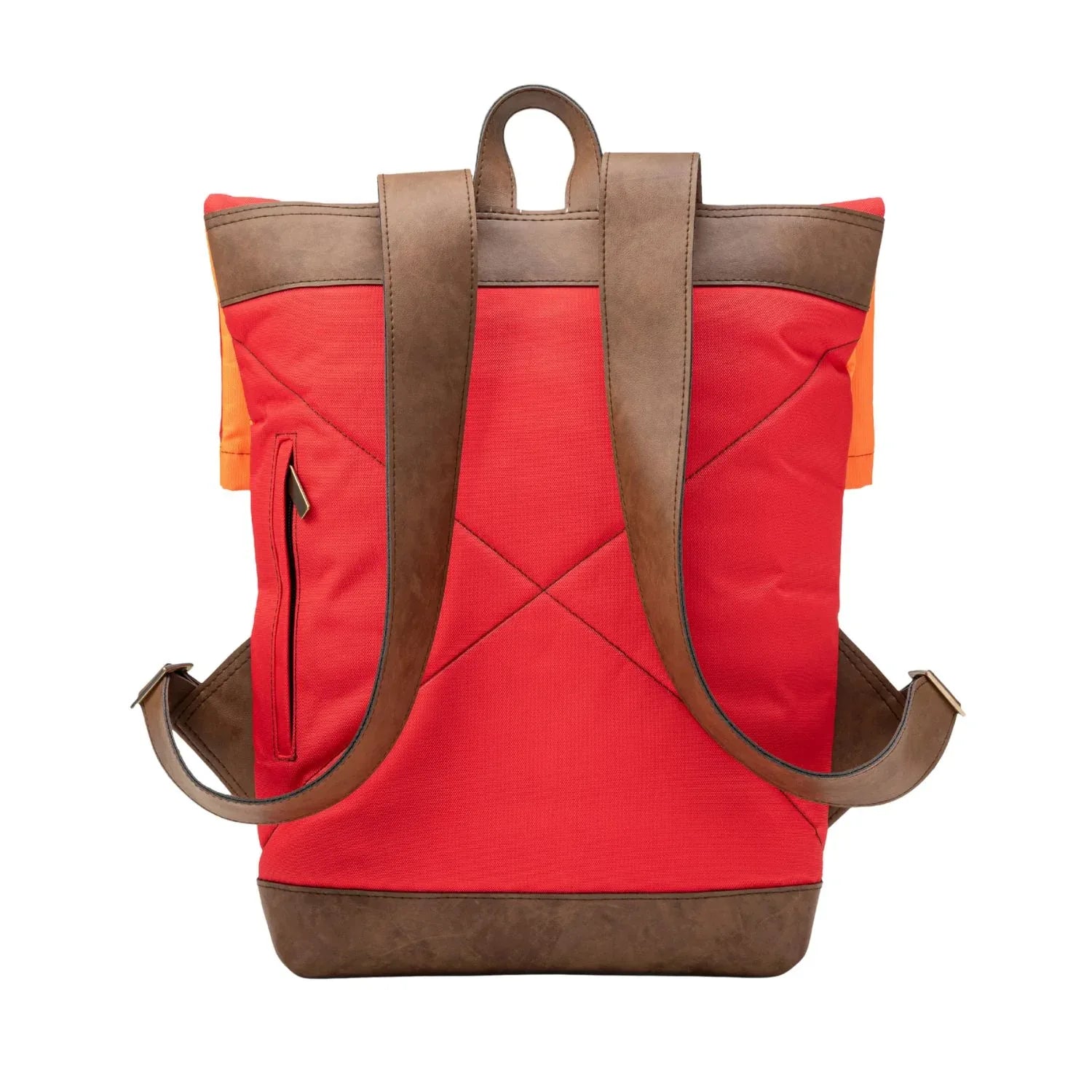 Morral de viajes Classic Rojo Naranja vista - urbx bags