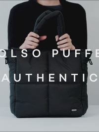 Puffer bag estándar negro negro
