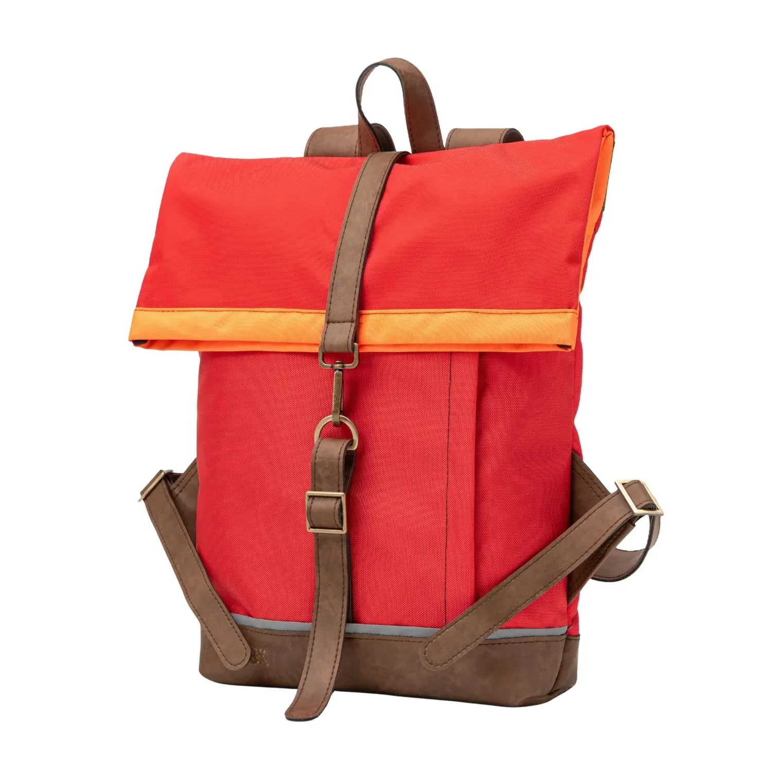 Morral de viajes Classic Rojo Naranja vista - urbx bags